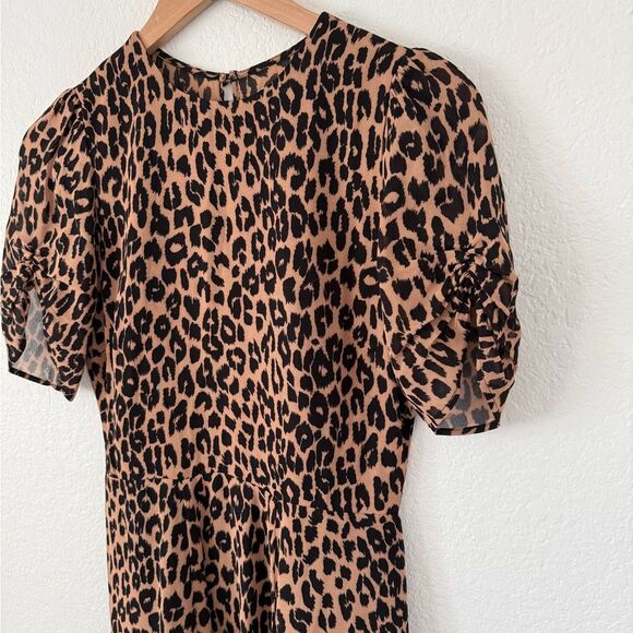 Reformation Grace Dress in Leopard Print - Size 2 - Picture 5 of 8